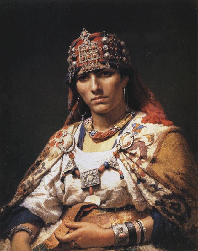 Frederick Arthur Bridgman Portrait of a Kabylie Woman, Algeria